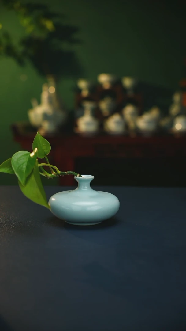 【闪购商品】杯仿古釉小花插新年福利微瑕