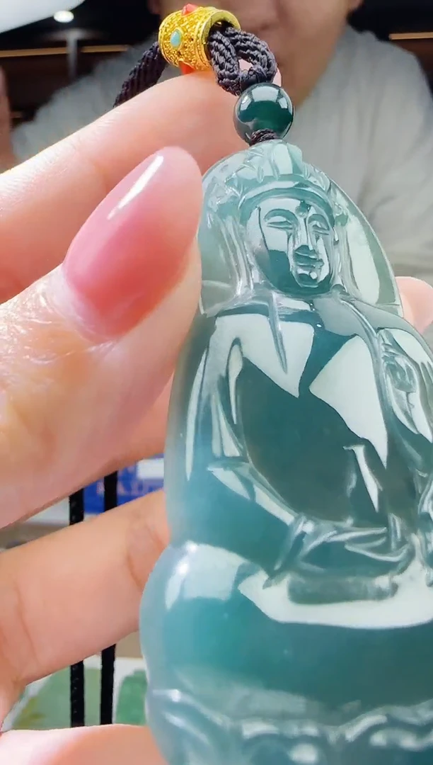 颈饰未镶嵌翡翠 多样性发其一  小素衣观音