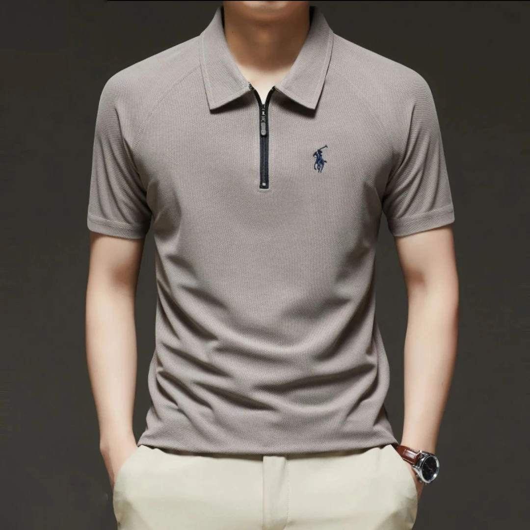Polo男装男款POLO高档男士翻领短袖t恤男