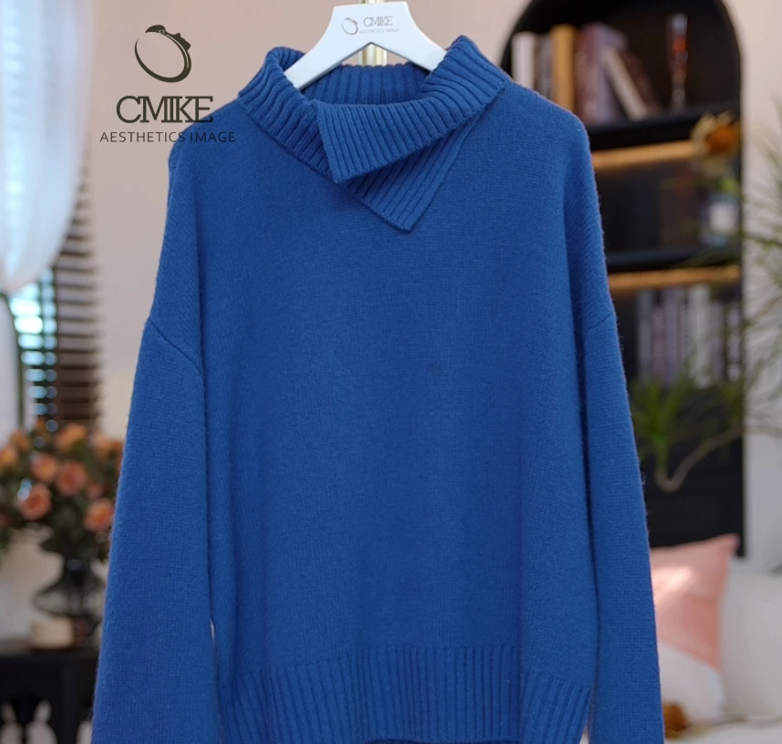 【橙蜜客】气质针织衫 设计感时尚轻奢毛衣MKGP00M13