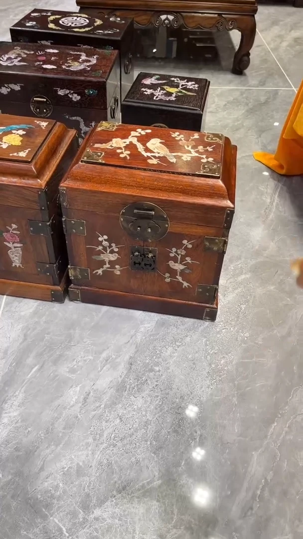 木喜鹊登梅首饰箱 官箱