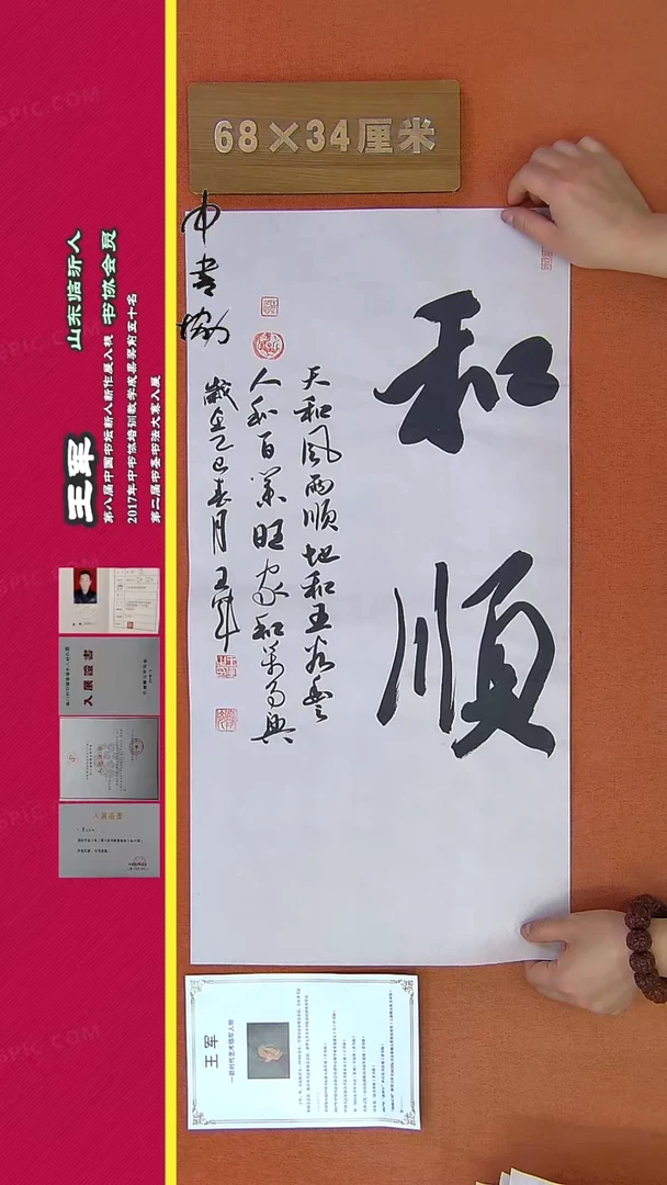 【闪购商品】书法291王军书法作品