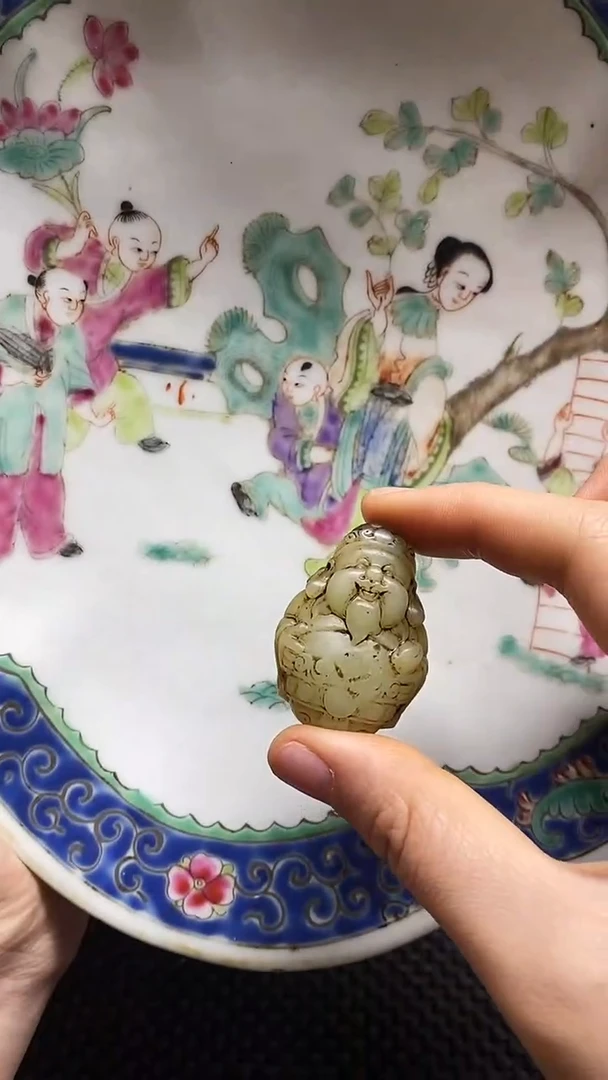 【闪购商品】瓷片瓷片瓷器 摆件1个