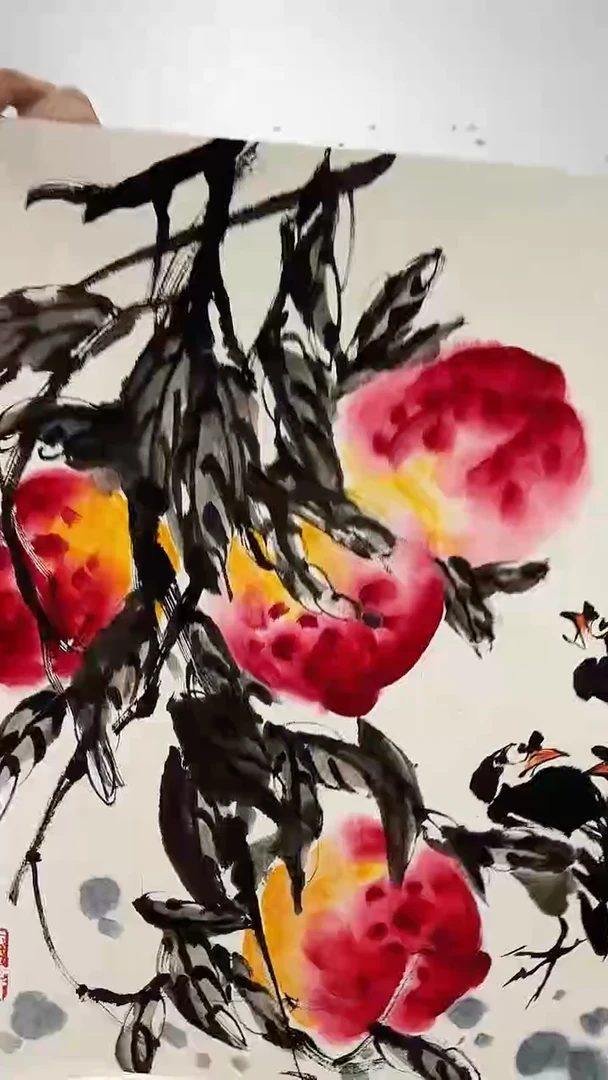 国画陈大鹏国画作品4pc