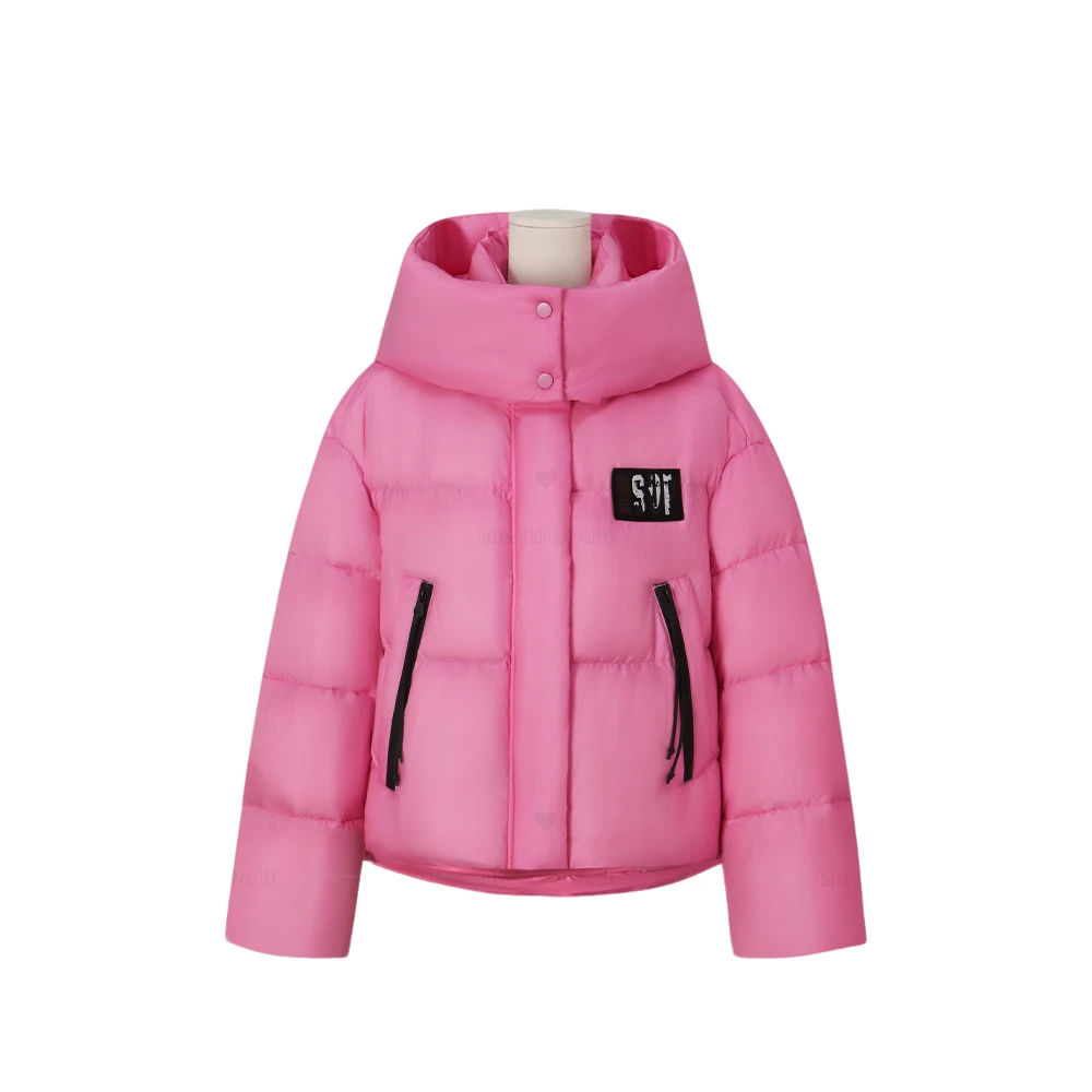 【封后轻奢设计】2024冬季新款个性设计感休闲连帽羽绒服006