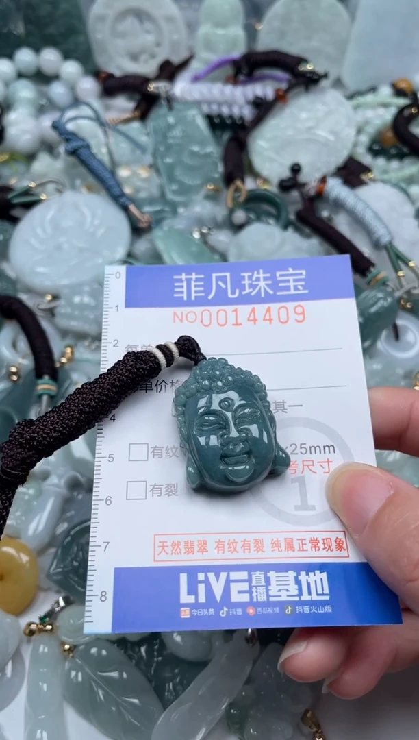 颈饰未镶嵌翡翠14409