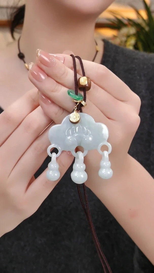 颈饰未镶嵌翡翠国风