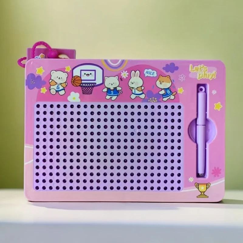 创意大号磁吸钢珠画板解压益智磁力玩具背面大号走珠迷宫磁力挂件