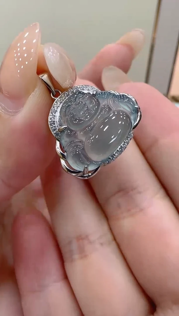 【闪购商品】翡翠吊坠(不含链)银S925镶嵌团购多样性发一件