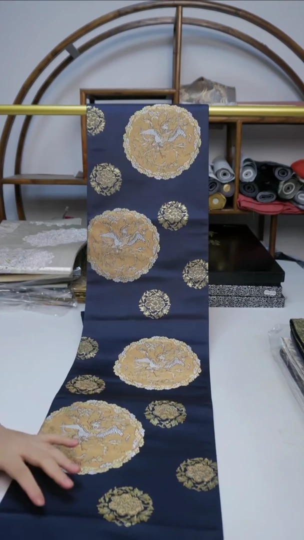 织绣5凤凰宝相花宝相花