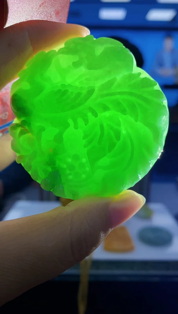 定制翡翠未镶嵌LL翡翠毛货CYL-18