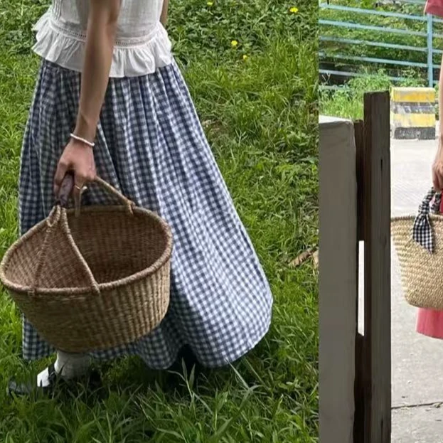 小马手工编织 托特包