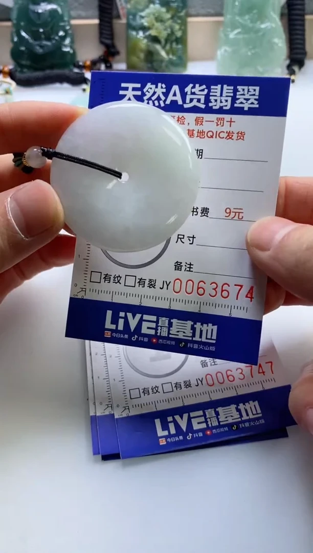 【闪购商品】翡翠挂件未镶嵌