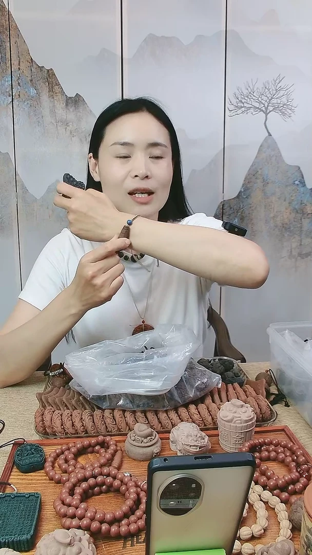 泥塑合香藏香六目手链