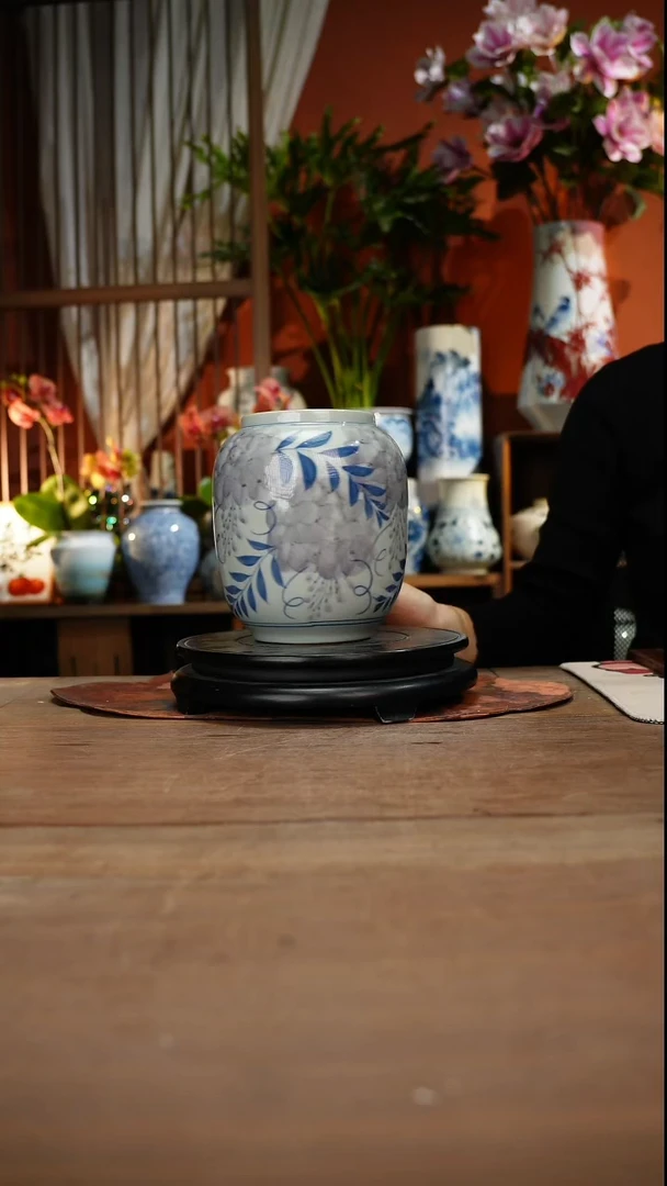 当代高温釉下彩手绘陶瓷餐具