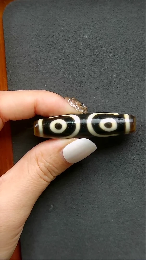 【闪购商品】玛瑙/玉髓珠宝半成品未镶嵌建成超顶三眼12*50