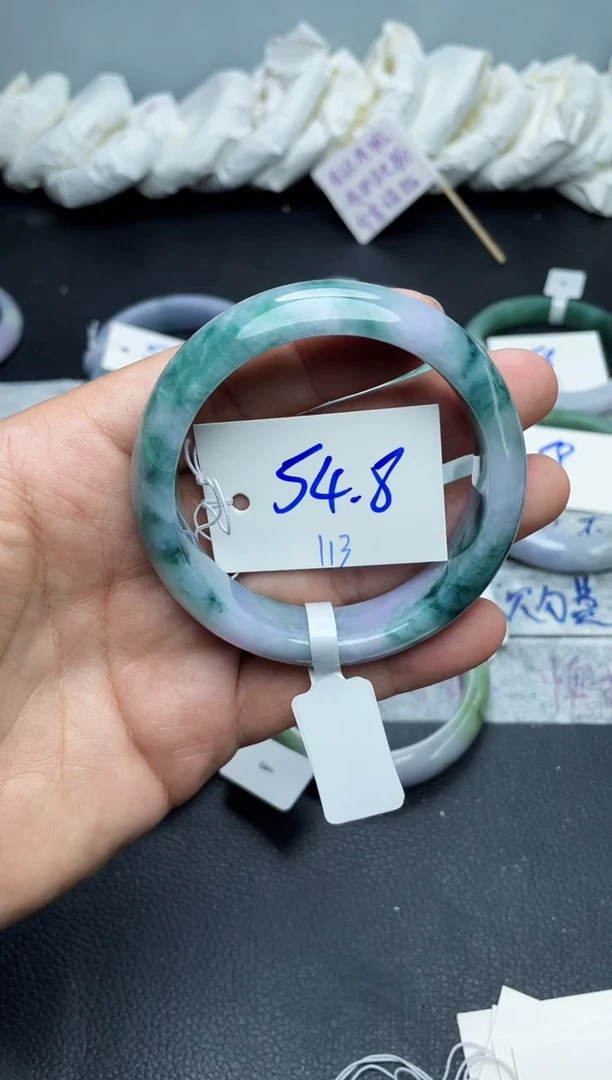 未镶嵌手镯翡翠仙*掌113