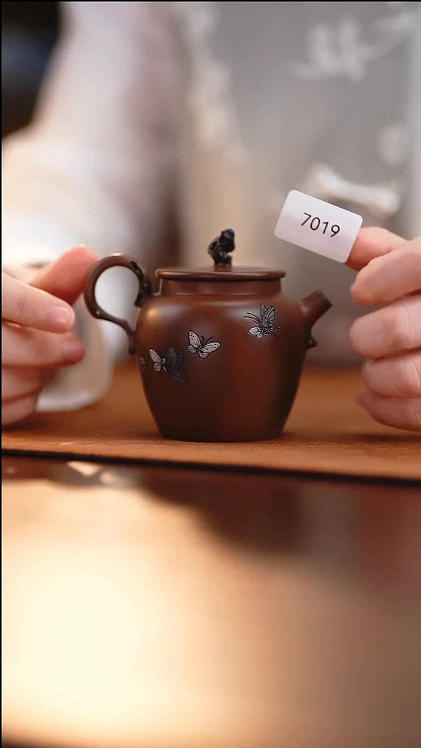 雲梦茶器紫陶茶壶7019