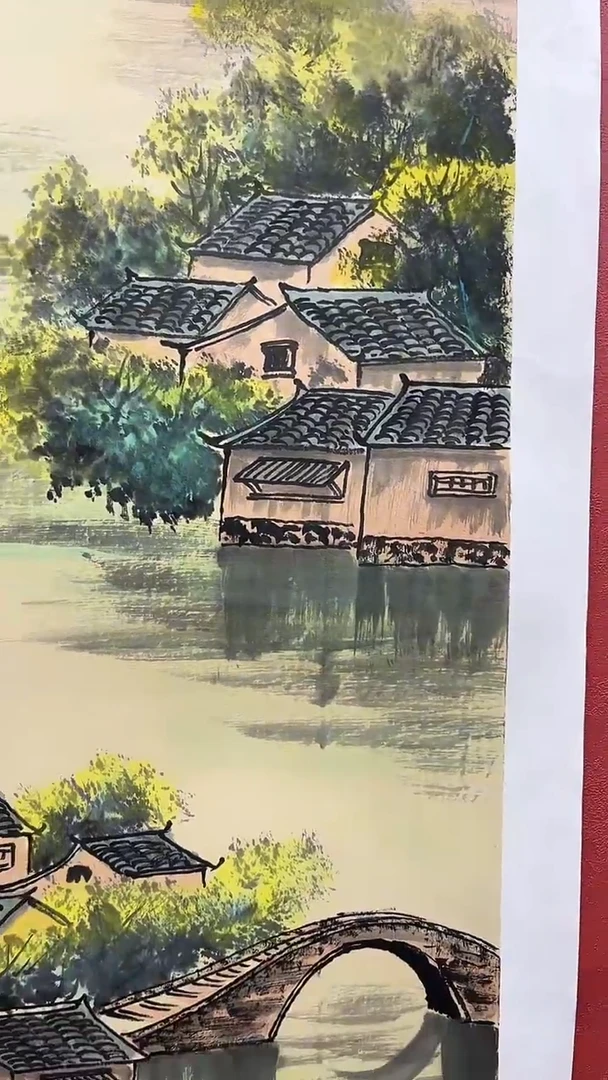 国画张敬-2.7平尺-水乡