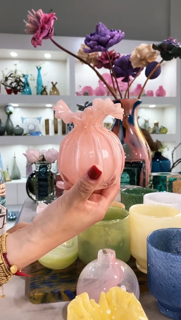 简**人慕忆家手作琉璃花瓶