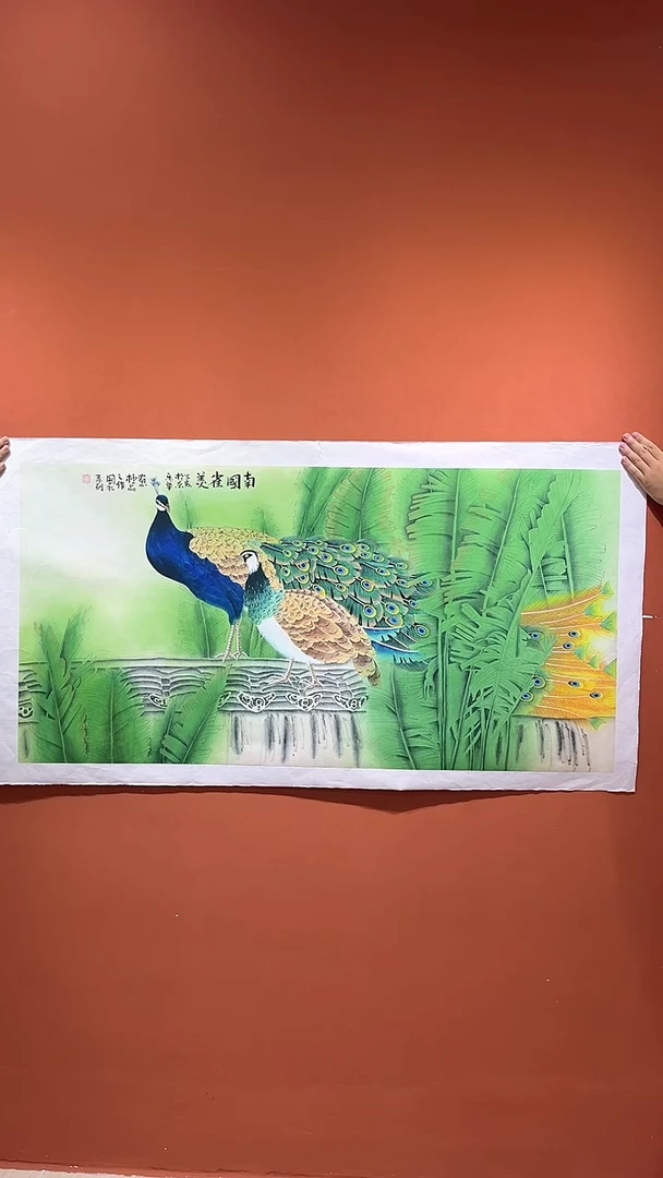 国画郑乐华手绘绘画作品28-33