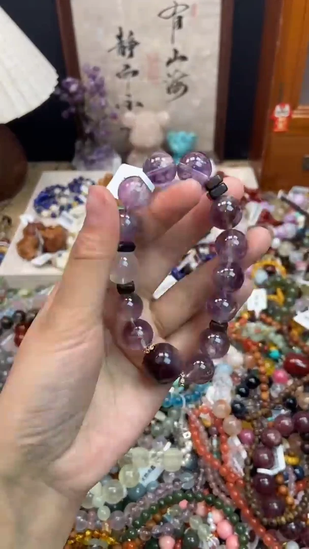 未镶嵌手链紫晶326