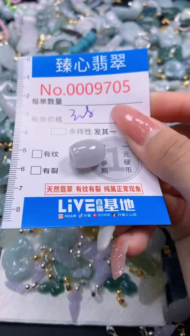 翡翠未镶嵌颈饰9705