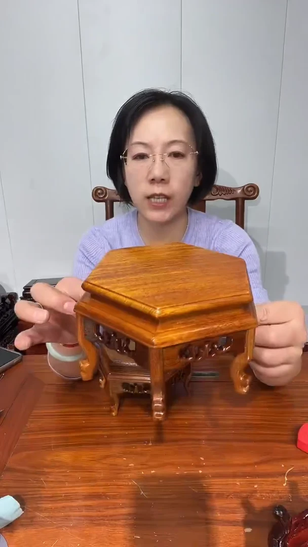 木老花六角摆台一套