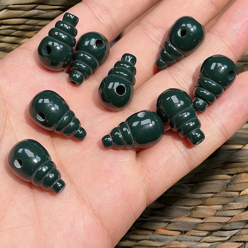 44号水滴型佛头三通，文玩配饰diy配件三通佛头珠子圆三通