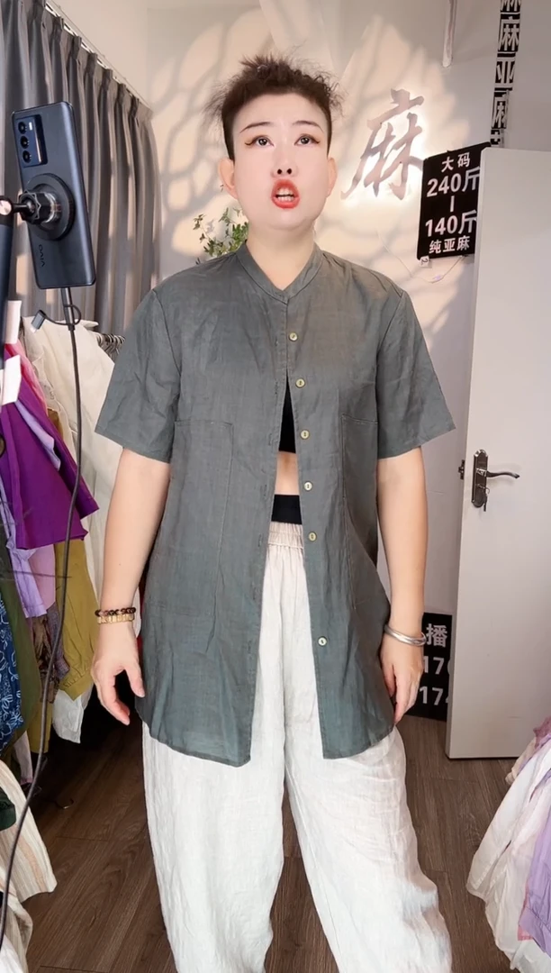 亚麻大码女装系列。