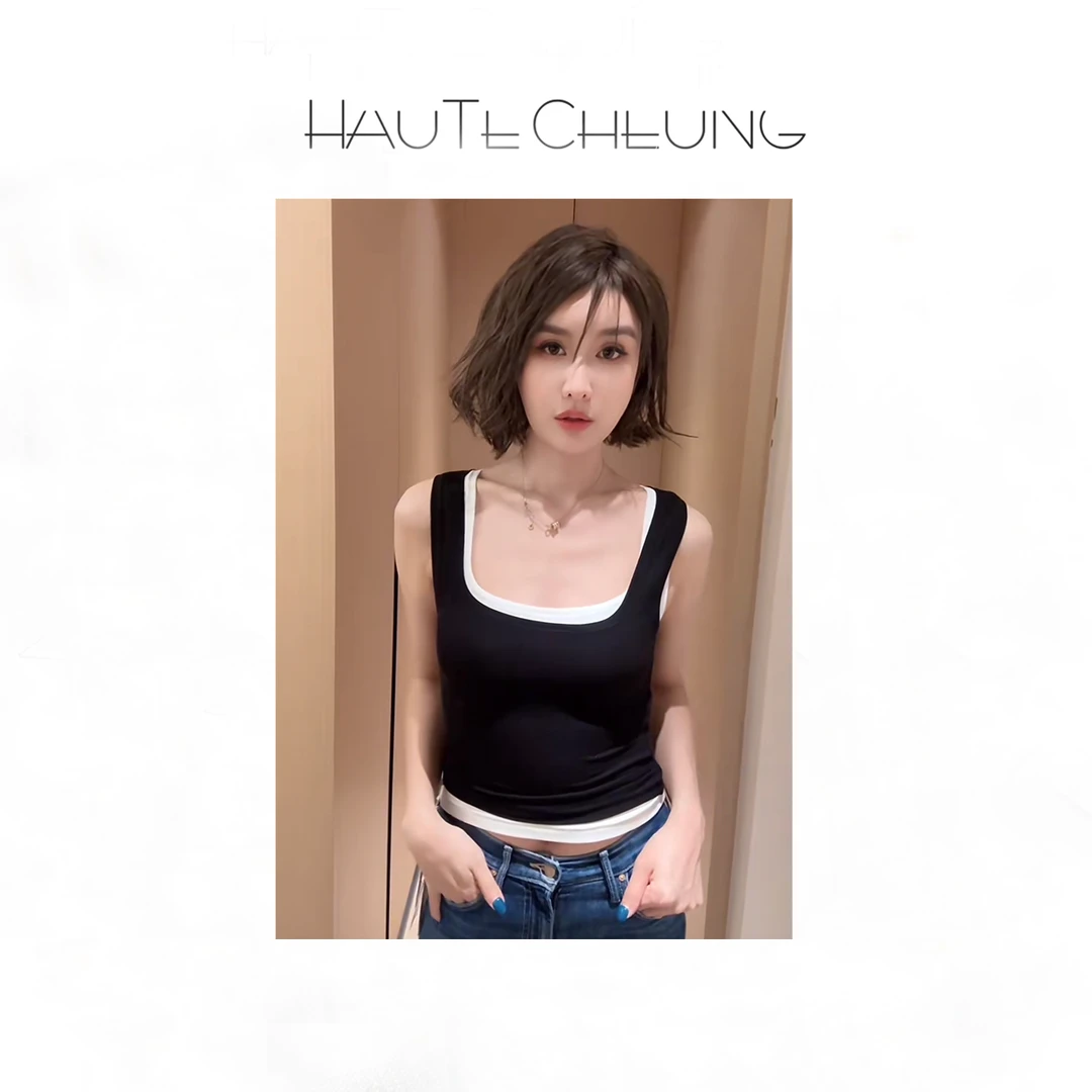 百搭叠穿 层次  背心