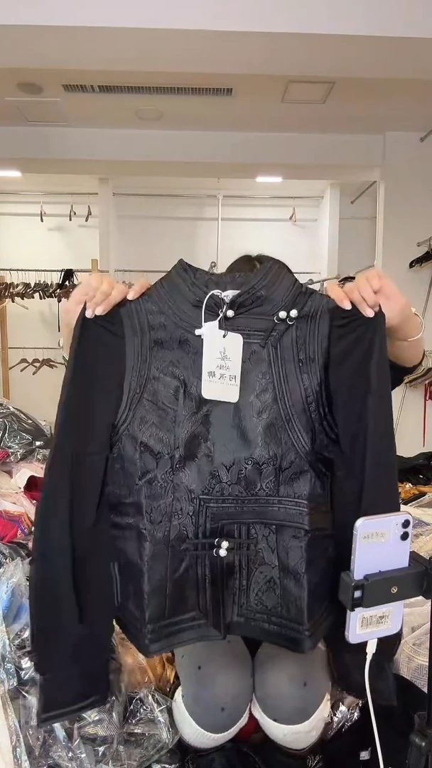 纱袖马甲       M码       80-105斤