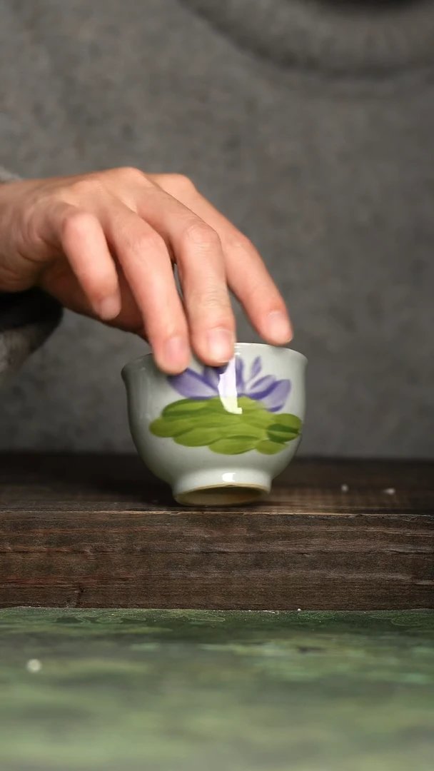 【闪购商品】杯青诗手工手绘瓷器