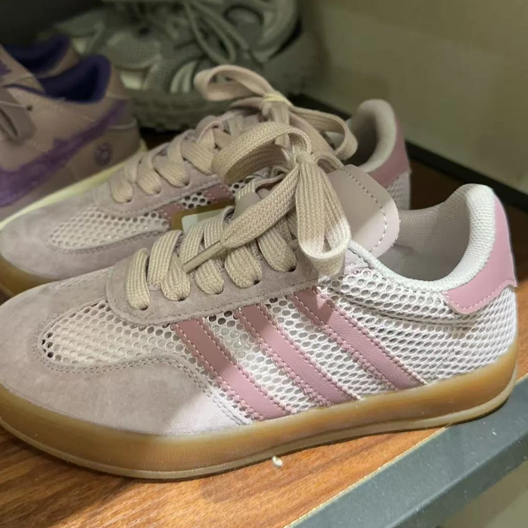 【haobaby童鞋】2025粉拼色单网德训鞋A30