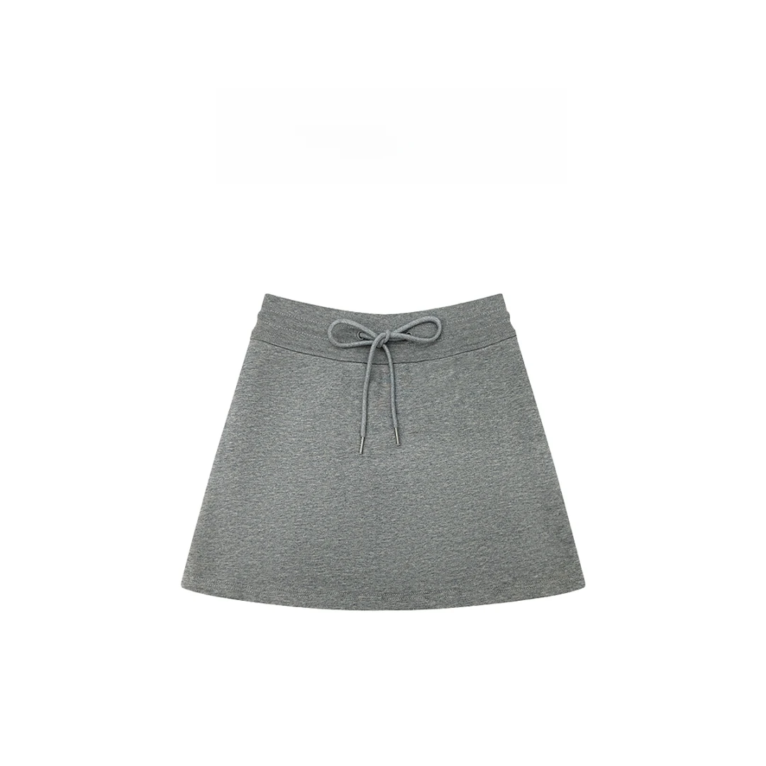“轻奢私服” 高腰休闲百搭包臀抽绳显瘦短裤裙 17019