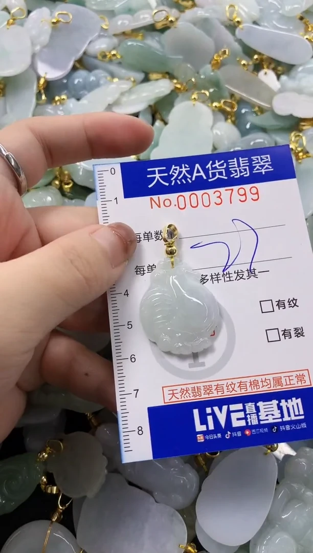 颈饰未镶嵌翡翠天然A货翡翠