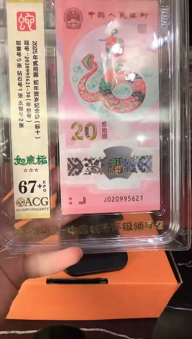 塑料2025蛇钞 爱藏标十 啊啊啊啊
