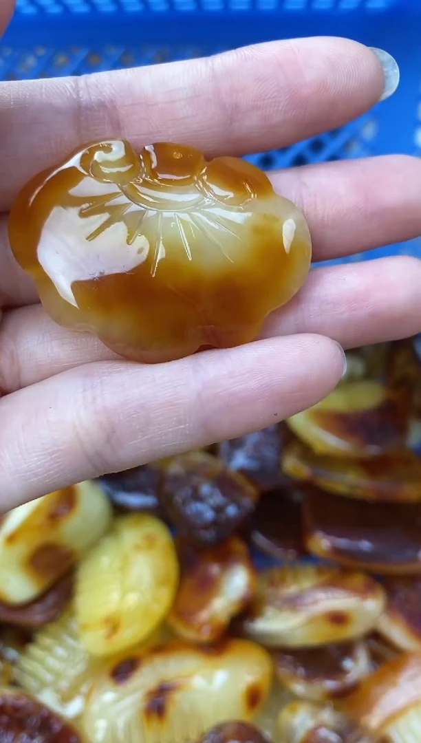 裸石琥珀未镶嵌天然琥珀蜜蜡