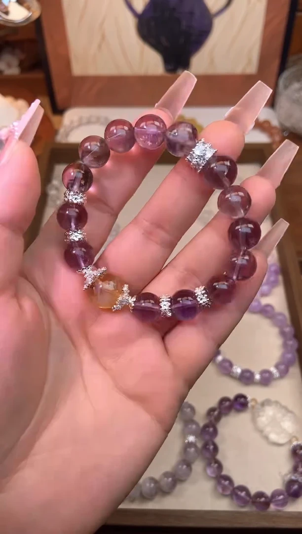【闪购商品】水晶手链未镶嵌紫水晶