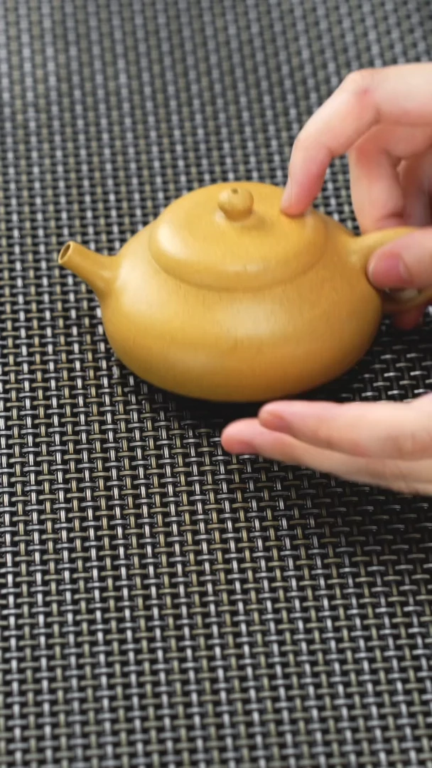 茶壶紫砂超精工冷黄金静乐