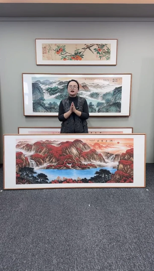 国画鸿运当头210*80