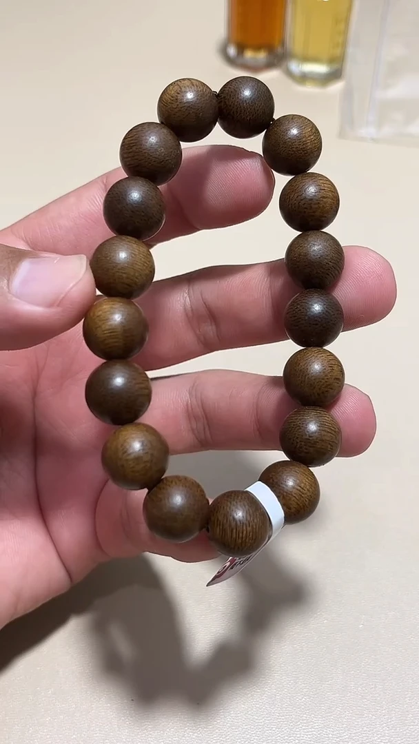 沉香手串越南富森红土单圈卡12