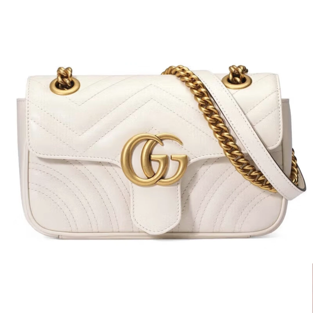 95新 GUCCI/古驰 Marmont马蒙 白色 22 -G9615