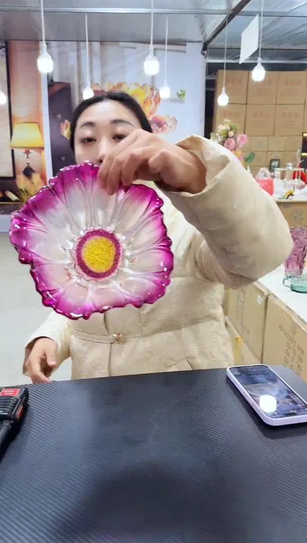 紫色葵花小号果斗一个