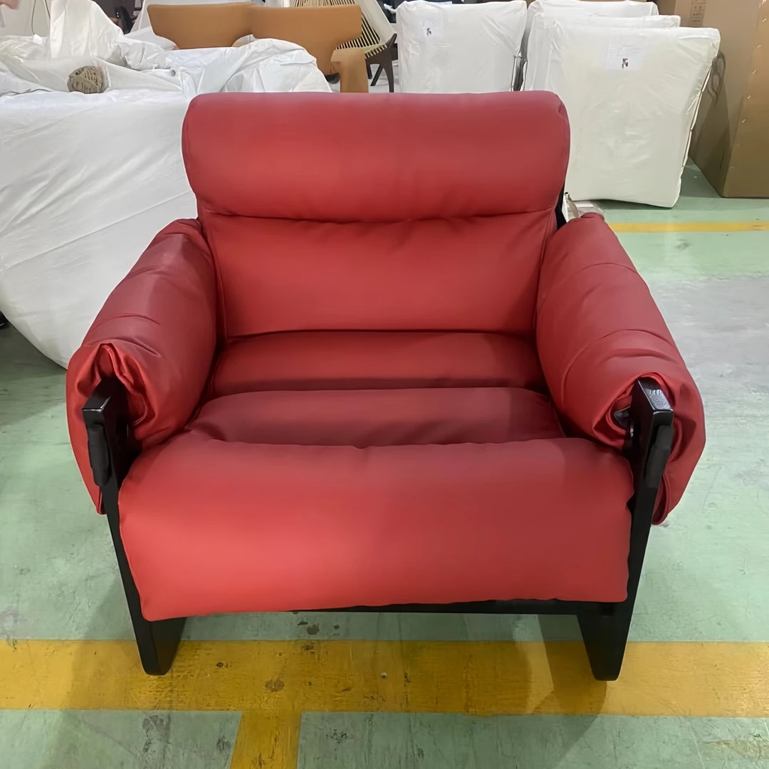 沙发客厅家用简约单人北欧书房休闲椅美式轻奢时尚复古创意老板椅