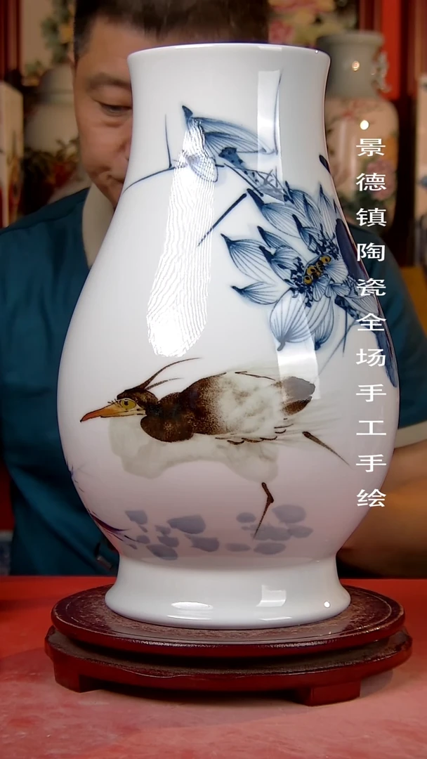 摆件景德镇陶瓷 手工手绘18