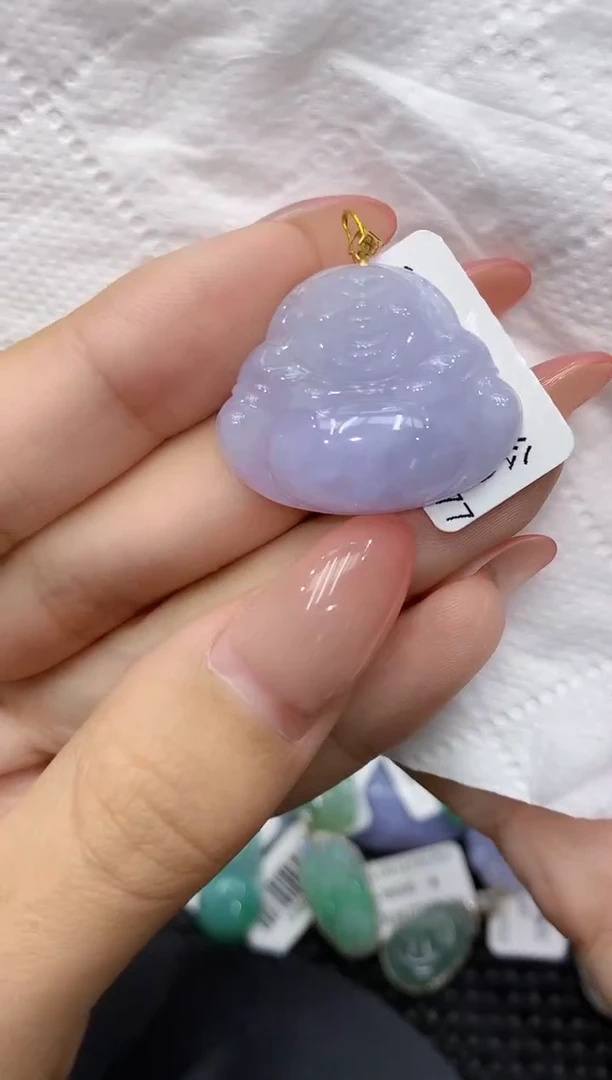 颈饰18K金镶嵌翡翠11111111