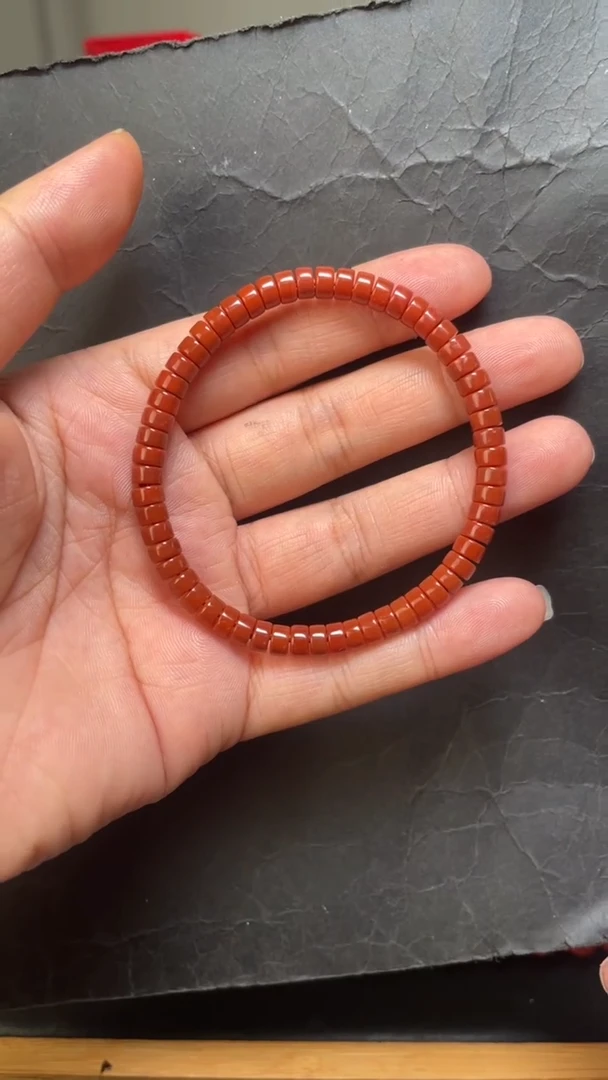 未镶嵌6南红玛瑙手串
