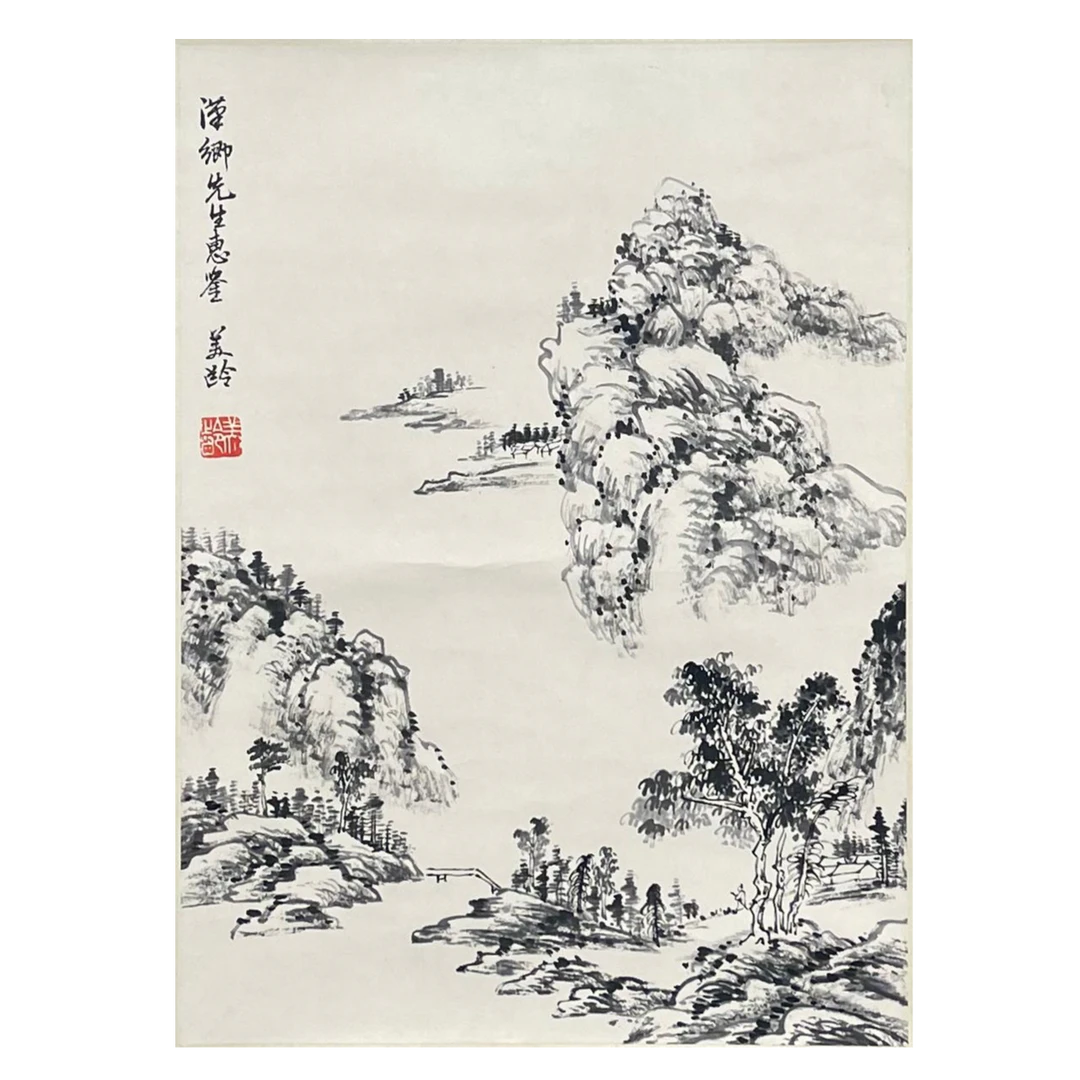 SML-4-299  山水 尺寸42*58cm 纸本立轴