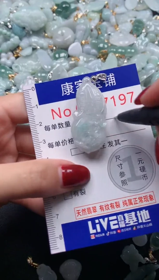 颈饰未镶嵌翡翠7197